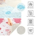 thumbnail image 3 of 2 Piece Soft Bathroom Rug Set Pink Cute Pigs Bath Mat and U-Shaped Toilet Contour Rug (16"x24"+20"x24"), 3 of 5