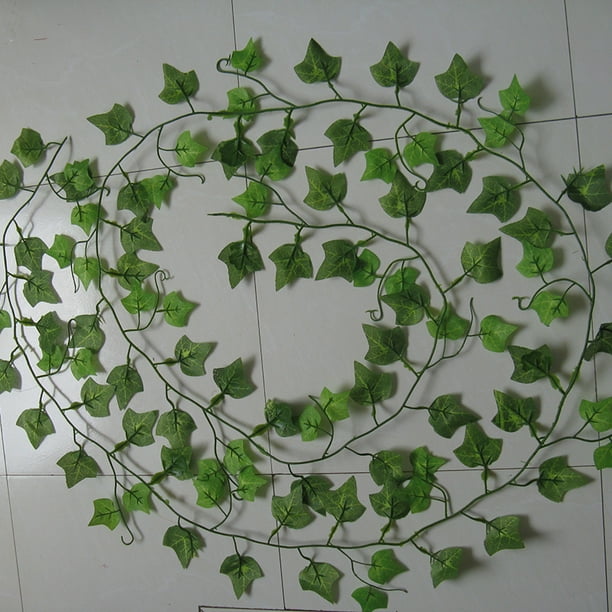 2.4M Artificial Ivy green Leaf Garland Plants Vine Fake Foliage Flowers