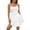 #310-White, variant on Warop Womens Spaghetti Strap Corset Mini Dress Ruched Bust A-Line Party Dance Graduation Short Dresses