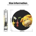 thumbnail image 3 of Lsque Pikmin Pattern Cosmetic Mirror 2.6 Inch Round Handheld Travel Pocket Makeup Mirror, 3 of 8