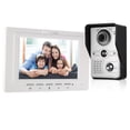 thumbnail image 4 of OWSOO 7 inch Wired Video Doorbell Indoor Monitor with IR-CUT Rainproof Outdoor Camera Visual Two-way Audio Remote Unlock Video Door Phone, 4 of 7