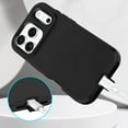 thumbnail image 5 of I-HONVA Compatible with iPhone 17 Pro Max Case,3-Layer Heavy Duty Drop Protection Anti-Slip Bumper Rugged Shockproof Dustproof Protection 6.9 inch Phone Case,Black, 5 of 7