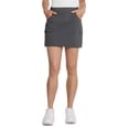 thumbnail image 2 of Eddie Bauer Women's Christine Build-in Shorts Cargo Pockets Stretch Skort (Gray, L), 2 of 4