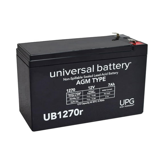 Premium 12 Volt SLA Battery for Electric Scooter Toy Ride-On, Power Back-Ups, & Alarm Systems (7 Ah)