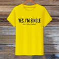 thumbnail image 5 of Baqcunre Valentine'S Day Shirts For Women Funny Print Casual T Shirt Printed Crew Neck Shirt Women's Pullover T Shirt(Yellow S-3XL),Womens Tops Graphic Tees For Women Shirts For Women Womens Tops, 5 of 8