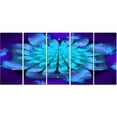 thumbnail image 2 of Fleur Tartinade Fractale Bleue, 2 of 3