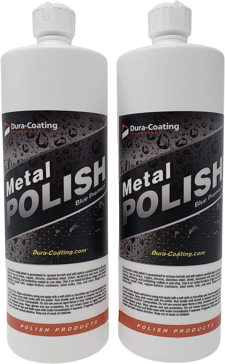 DuraCoating Blue Premium Metal Polish, 1/2 Gallon Metal Polish For
