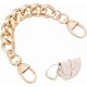 thumbnail image 1 of Cadenas de repuesto doradas de 8.6 pulgadas para bolso, extensor de cadena para bolso, extensor de correa de bolso, correas de cadena planas para bolso, cadena corta decorativa para bolso, 1 of 9