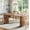 Light Brown, variant on Fnova 63" Rectangular Modern Dining Table, Wooden Modern Kitchen Table for 6 People for Dining Room, Brown (Chairs Not Included)
