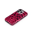 thumbnail image 3 of DesignSkinz Scratch-Resistant Hard Slim Case Compatible with iPhone 15 Pro Max (Compatible with MagSafe) - Fuzzy Real Pink Leopard Print, 3 of 9