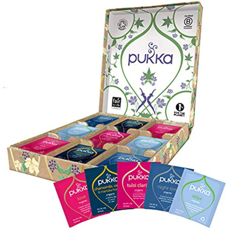 Pukka Organic Tea Bags, Relax Selection Box Herbal Tea, Perfect For Inner  Harmony, 45 Tea Bags
