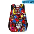thumbnail image 1 of The Amazing Digital Circus Magical Digital Circus School Bag Students Start School Fashion Casual Backpack Cartoon Backpack, 1 of 5
