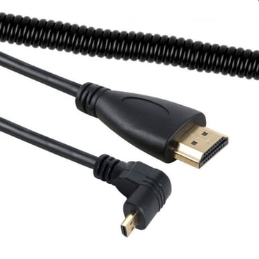 PowerGuard Micro HDMI vers HDMI 2.1 90 degrés Angle Down Adaptateur PowerGuard Micro HDMI vers HDMI 2.1 90 degrés Angle Down Adaptateur