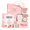 Pink, variant on Lomyolo Birthday Gifts for Women Faith 10PCS Self Care Gift Basket, Relaxing Girls Basket Gift Sets with Flannel Blanket Girls Basket Gift Sets for Mom Sister Daughter, Thinking of You Care Package