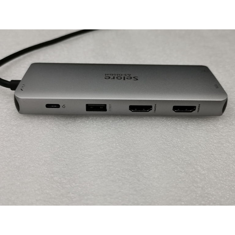 USB C Docking Station Dual Monitor Laptop Docking Station Triple Display USB  C Hub Dual HDMI Adapter to 2 HDMI, VGA, 10Gpbs USB 3.1, USB 2.0, 100WPD,  RJ45, Audio for Dell/Lenovo/Hp 