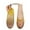 A Brown, variant on Slippers For Women Jelly Transparent Shoes Wedges Sandals Open Toe Durable Non-Slip Beach Slippers Trendy Casual Daily Wear