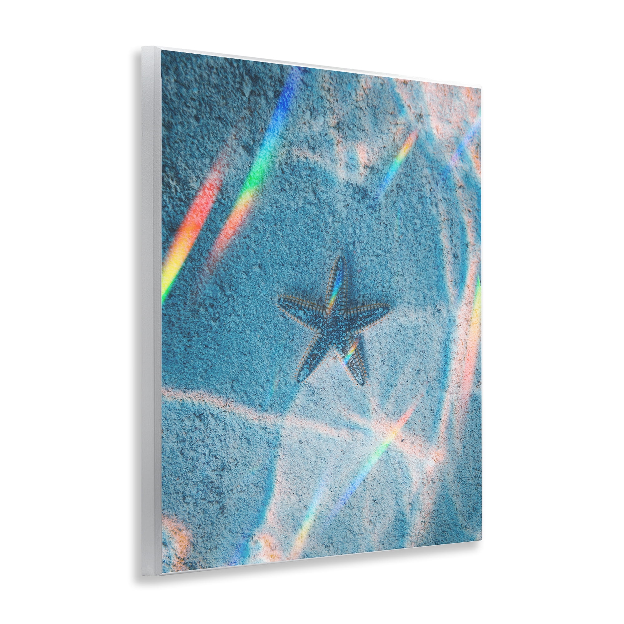Stupell Industries Prismatic Starfish on Sea Floor Animals Photography Unframed Art Print Wall Art, 11 x 14