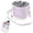 Light Violet, variant on Light Violet 4 Compartment Drink Bag, Insulated Tumbler Caddy with Adjustable Strap, Family Size Water Bottle Carrier for Hiking and Travel