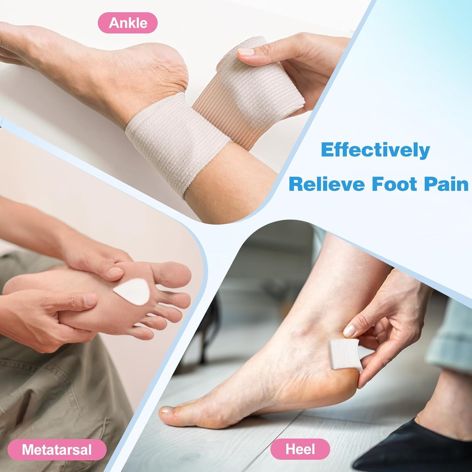 Adhesive Felt Sheet,Bexikou 0.2" x 6" x 2.2 Yard Felt Roll with Adhesive Backing,Felt Padding for Orthopedic Cushioning, Foot Pain Relief & Support (1 Roll)