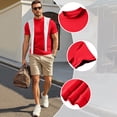 thumbnail image 6 of Shirts for Men Slim Fit Crew Neck Basic Tees Stretch Comfortable Casual Wrinkle Free Solid Color Thermal Tops, 6 of 6