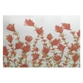 thumbnail image 2 of E by Design Floral Flowers Area Rugs, Blue, 2 of 2