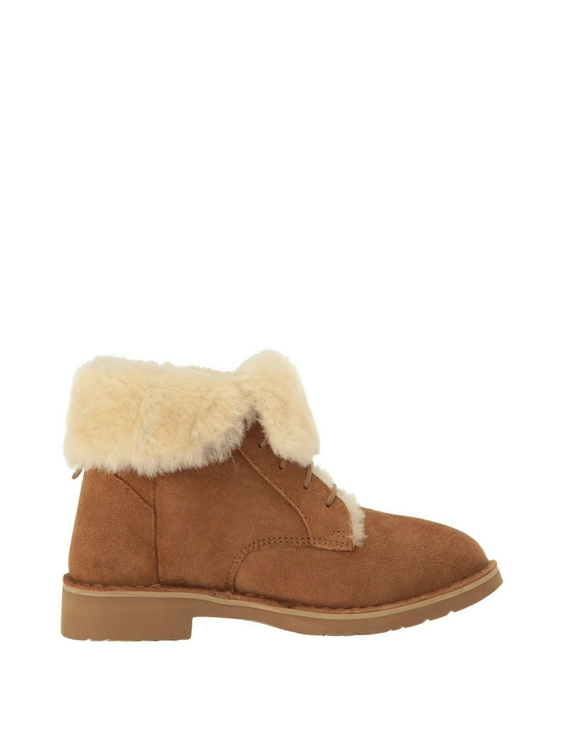 UGG Quincy Women's Twinface Sheepskin Lace Up Booties 1012359