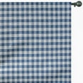 thumbnail image 2 of Fabric Mart Direct Blue Gingham Checks Cotton Fabric By The Yard, 5 Continuous Yards 55 inch or 140 cm Width, Upholstery Fabric, Drapery, Shower Curtain Fabric, Wholesale Fabric, Pure Cotton Fabric, 2 of 9