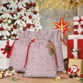 thumbnail image 6 of Naloa Minimalist Snowflake Drawstring Christmas Bags, 3D Xmas Gift Bags, Christmas Wrapping Bags, Xmas Goodie Bags, Treat Pouch Bags, Party Favor Bags-Medium, 6 of 9