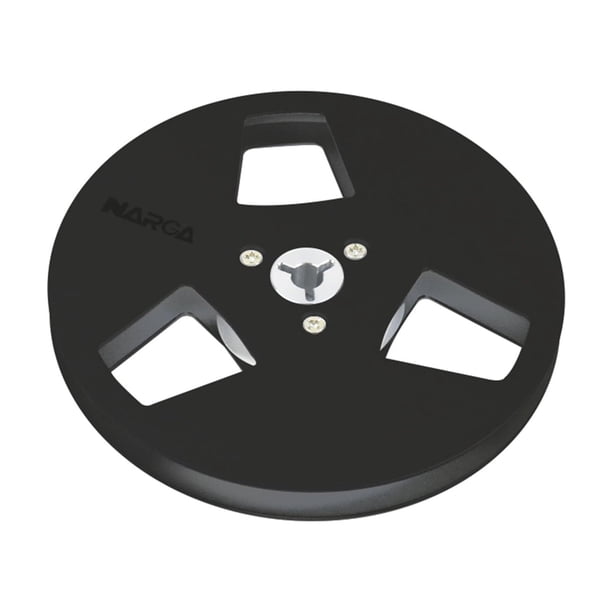 Kearding Accesorios vacíos del desenrollador del carrete del metal fáciles de instalar con piezas vacías del desenrollador del carrete del Sistemas de cine en casa Negro