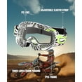 thumbnail image 3 of Motorcycle Goggle ATV Dirt Bike Off Road Racing Motocross Goggles for Men,Women, Adults, 3 of 6