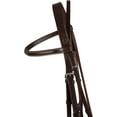 thumbnail image 5 of Huntley Equestrian Sedgwick Fancy Stitched Bridle with Reins, Fixed Flash Attached to Noseband (Cob), 5 of 6