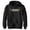 Black, variant on Boy's Top Gun Logo Distressed  Pull Over Hoodie Black Medium