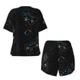 thumbnail image 5 of Lsque Game Time Women's Short-Sleeved Pajama Set - 2 Piece Soft and Lightweight Sleepwear Set-Small, 5 of 9