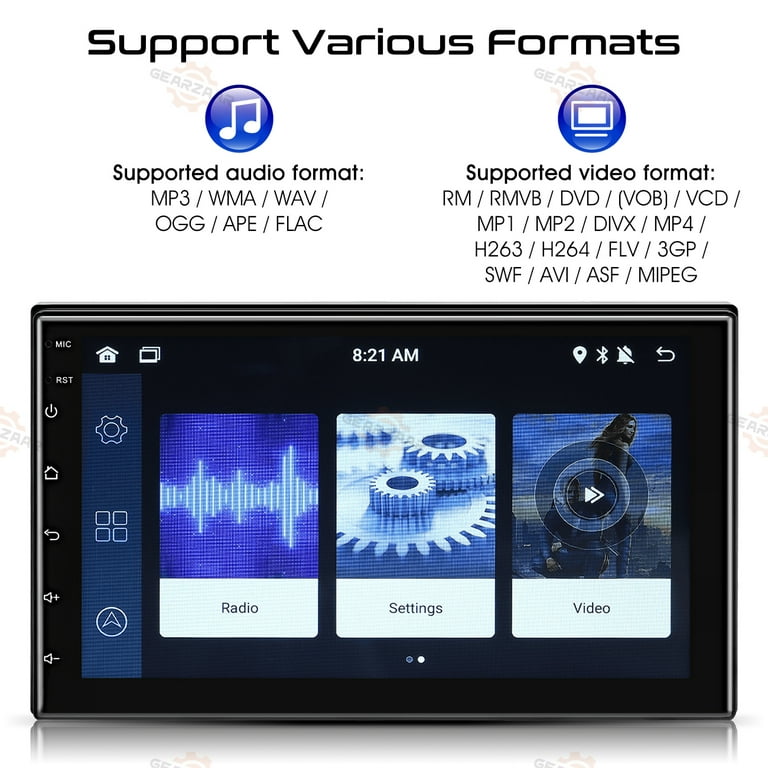 Autoradio Bluetooth PRUMYA 1 Din Carplay Android Auto 7 pouce