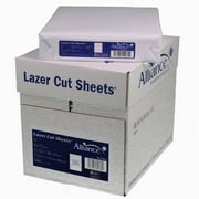 Perforated Paper 3 2/3" & 7 1/3" From Bottom Alliance Laser Cut Sheet 8.5 x 11 inch, 20 lb, 92 Bright - Made In The USA 2,500 Sheets | Case