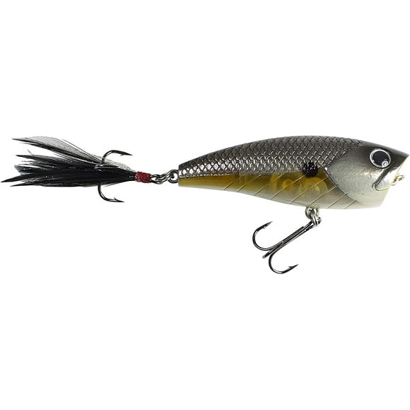 Lunkerhunt Impact Crush Popper – Popper Bait Fishing Lure, for Freshwater and Saltwater, Weighs ⅓ oz, 2.5” Length