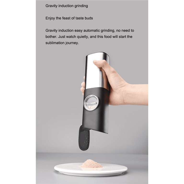 UNBRANDED USB RECHARGEABLE gravity salt & pepper grinders