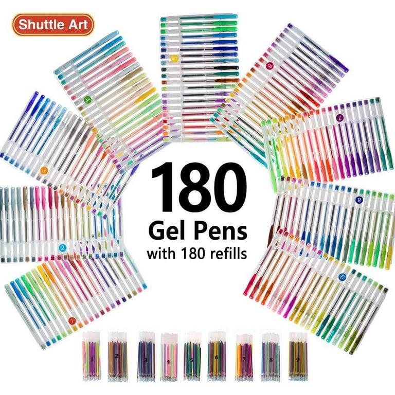 6 Gel Pens Gel Pastel Colors Pen Set Adults Kids Coloring Book Drawing  School, 1 - Kroger