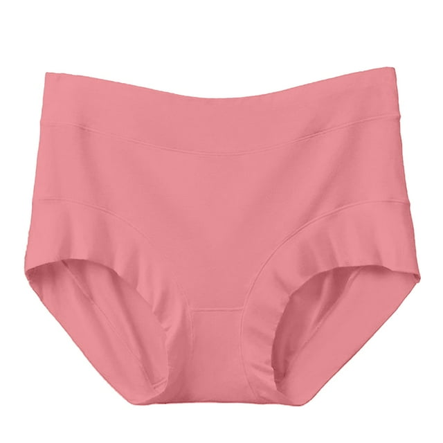Breezora sous-Vêtements Taille Haute Grande Taille pour Femmes Confortables avec Haute Résilience pour Usage Quotidien Décontracté Taille TG Rouge Melon D\'eau