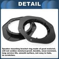 thumbnail image 4 of Unique Bargains Speaker Spacer Ring Tweeter Speaker Spacer Adaptor for Toyota 6x9" To 6.5" 4 Pcs, 4 of 7