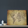 thumbnail image 3 of Naloa Vintage World Map Print Canvas Bathroom Wall Art,Bathroom Wall Art Decoration, Canvas Poster Prints,Decorative Paintings for Living Room, Bathroom, Kids Room, 3 of 6