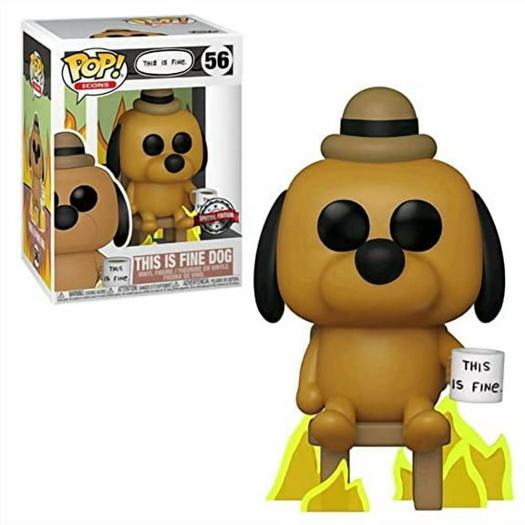 This is Fine Dog Pop! Vinyl Figure - Entertainment Earth Exclusive