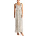 thumbnail image 1 of Nightway Womens Sequin Gown Dress ltbeige 4, 1 of 1