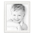 thumbnail image 2 of ArtToFrames 26" x 32" Majestic White Picture Frame, 26x32 inch Silver Wood Poster Frame (WOM-5198),  Pack, 2 of 7