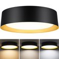 thumbnail image 1 of Luz de Techo LED BrightHome 16in 30W Regulable Negra y Dorada, 1 of 7