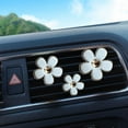 thumbnail image 4 of Tkrady 3pcs Flowers Car Air Freshener Vent Clips,Cute Pink Daisy Flower Car Accessory for Air Freshener with Car Scent,Sweet Girly Vehicle Fresheners Gift, Women Car Air Fresheners, 4 of 6