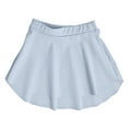 thumbnail image 5 of HAOTAGS Teen Girls High-Waist Dance Skirt(5-15), Mini Skirt for School Performances, Parties & Festivals Light Blue 2-6Years, 5 of 5