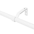 thumbnail image 4 of Lumi 3/4" Acrylic Ball Single Curtain Rod Set, White, 36"-66", 4 of 5