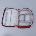 thumbnail image 1 of TEHAUX Pochette de Rangement en Polyester Rouge Vin 1Pcs pour Électronique, 1 of 6