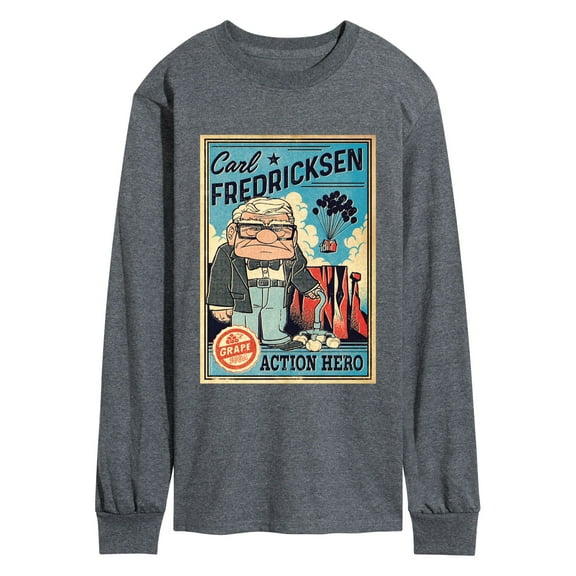 Up - Carl Action Hero - Men's Long Sleeve T-Shirt